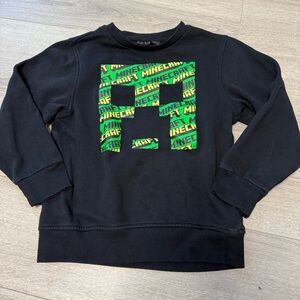 Minecraft Black Sweatshirt